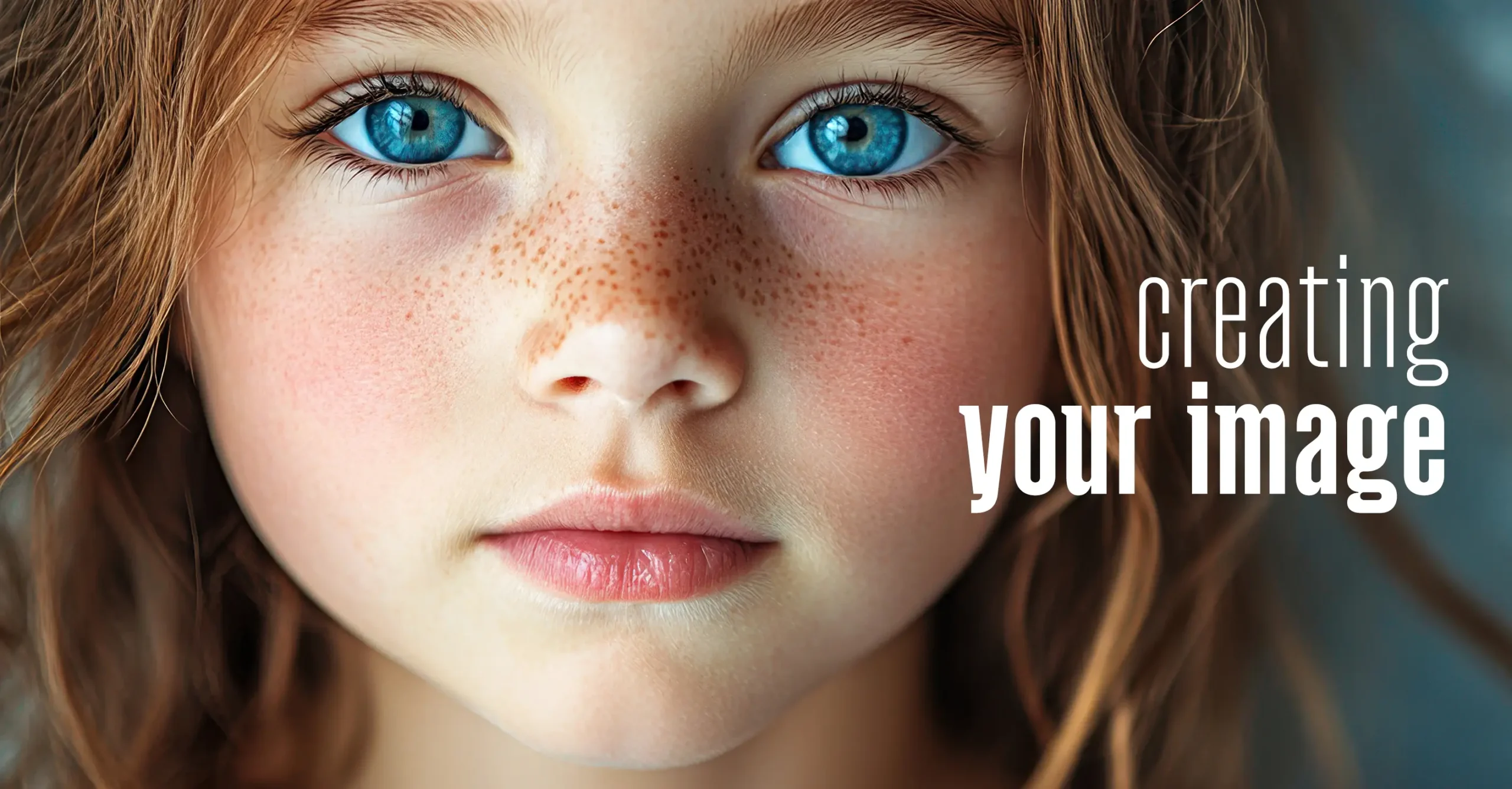 picture of a young girl with freckles
